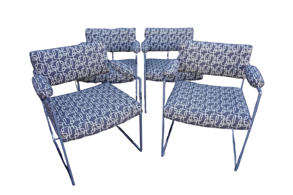Set of Four Thayer Coggin Chairs, designed by Milo Baughman F2790