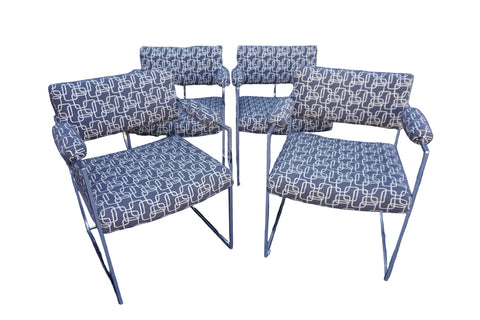 Set of Four Thayer Coggin Chairs, designed by Milo Baughman F2790