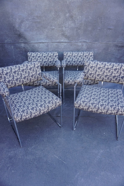Set of Four Thayer Coggin Chairs, designed by Milo Baughman F2790
