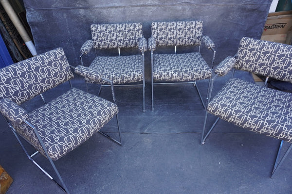 Set of Four Thayer Coggin Chairs, designed by Milo Baughman F2790