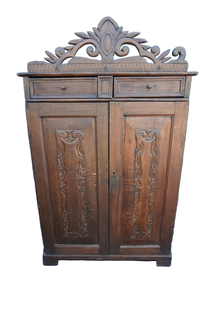 18th Century Spanish Colonial Walnut Cabinet F2792