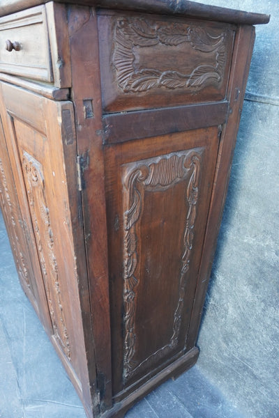 18th Century Spanish Colonial Walnut Cabinet F2792