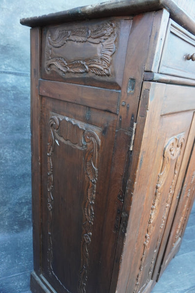 18th Century Spanish Colonial Walnut Cabinet F2792