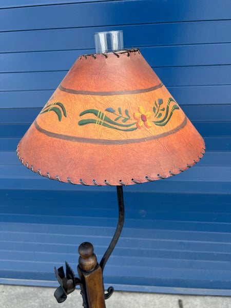 Original Monterey Old Wood Floor Lamp F2794