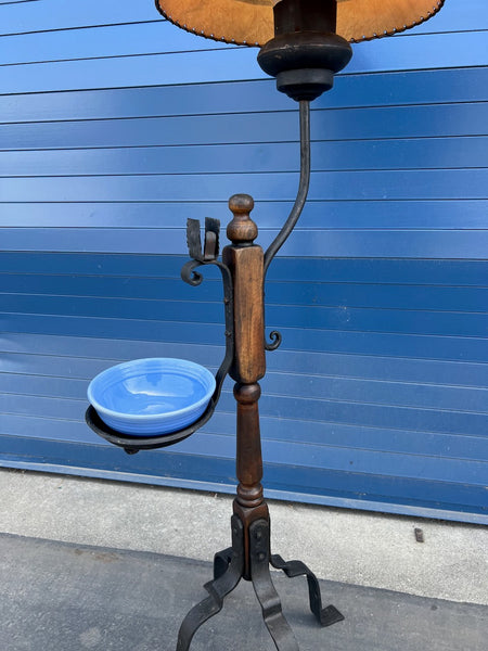 Original Monterey Old Wood Floor Lamp F2794
