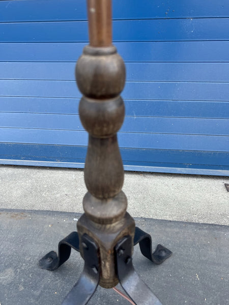 Original Monterey Old Wood and Copper Floor Lamp F2795