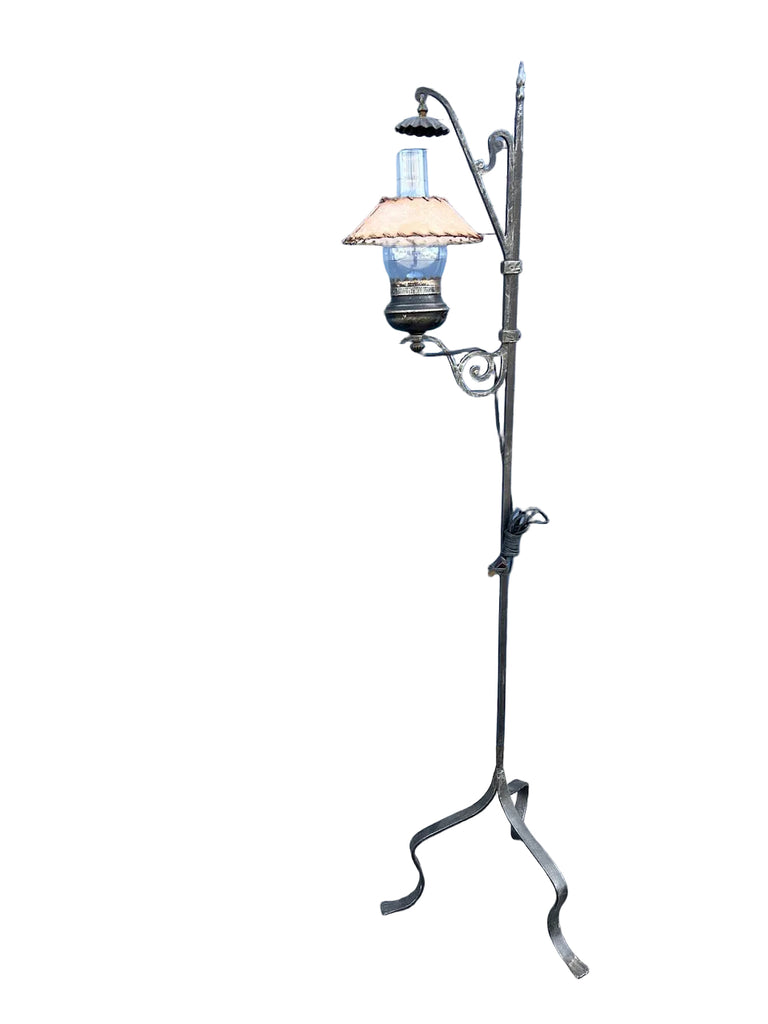 Monterey Style Wrought Iron Floor Lamp F2797