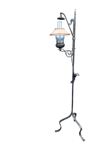 Monterey Style Wrought Iron Floor Lamp F2797