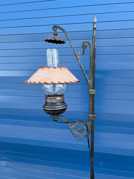 Monterey Style Wrought Iron Floor Lamp F2797