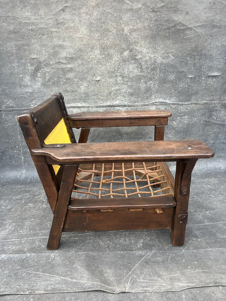 Restored Monterey Classic Club Chair in Old Wood (Yellow) F2798