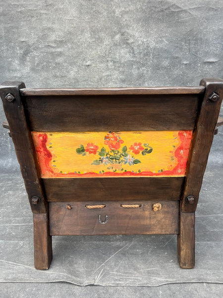 Restored Monterey Classic Club Chair in Old Wood (Yellow) F2798