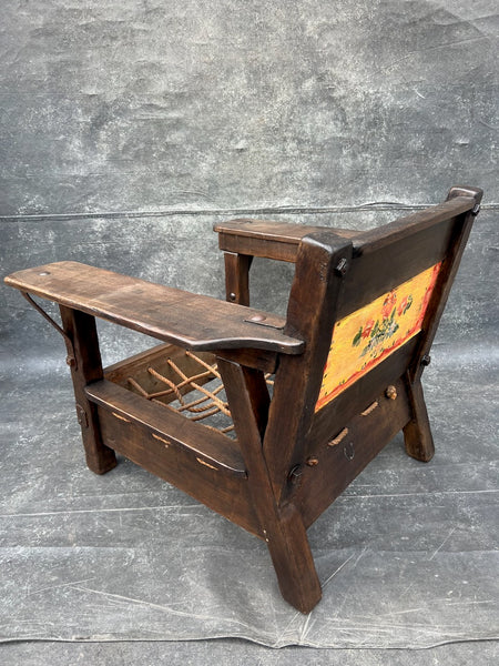 Restored Monterey Classic Club Chair in Old Wood (Yellow) F2798