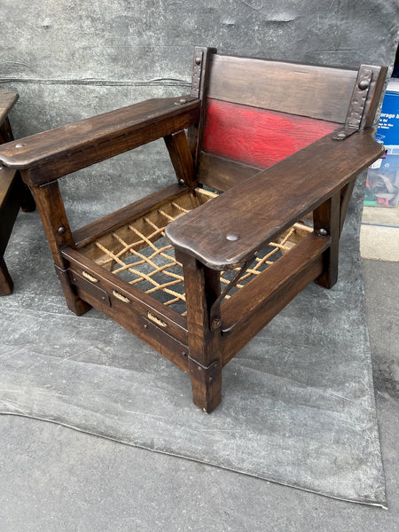 Monterey Classic Club Chair in Old Wood F2800
