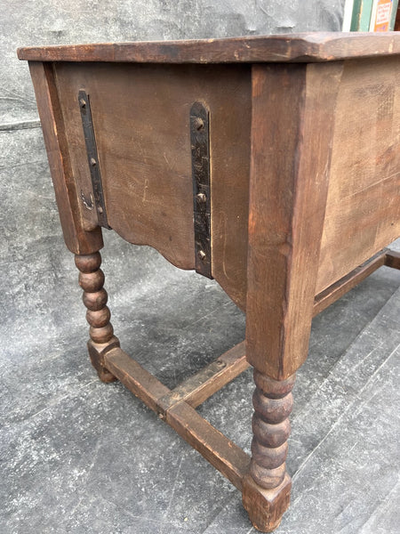 Original Monterey Classic Old Wood Three Drawer Desk F2801