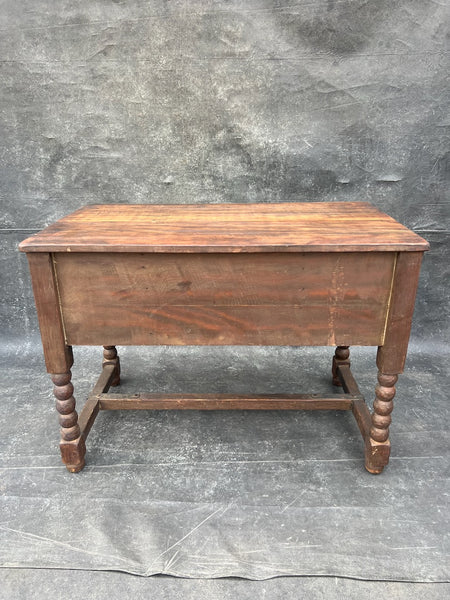 Original Monterey Classic Old Wood Three Drawer Desk F2801