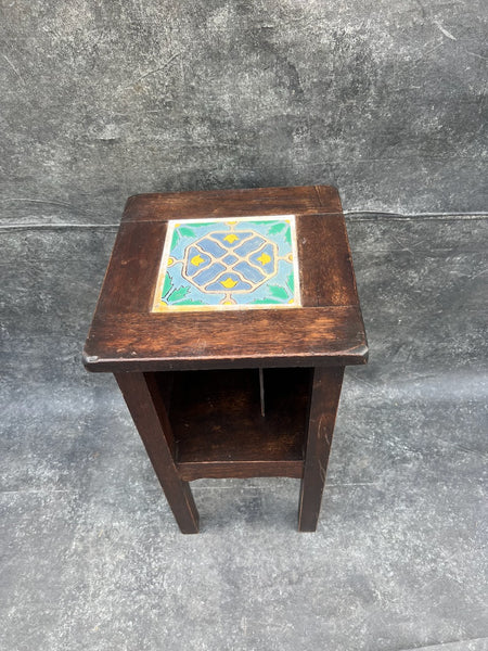 Monterey-style Telephone Stand with Taylor Tile Top F2808