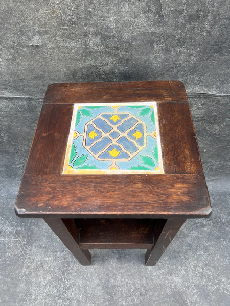 Monterey-style Telephone Stand with Taylor Tile Top F2808