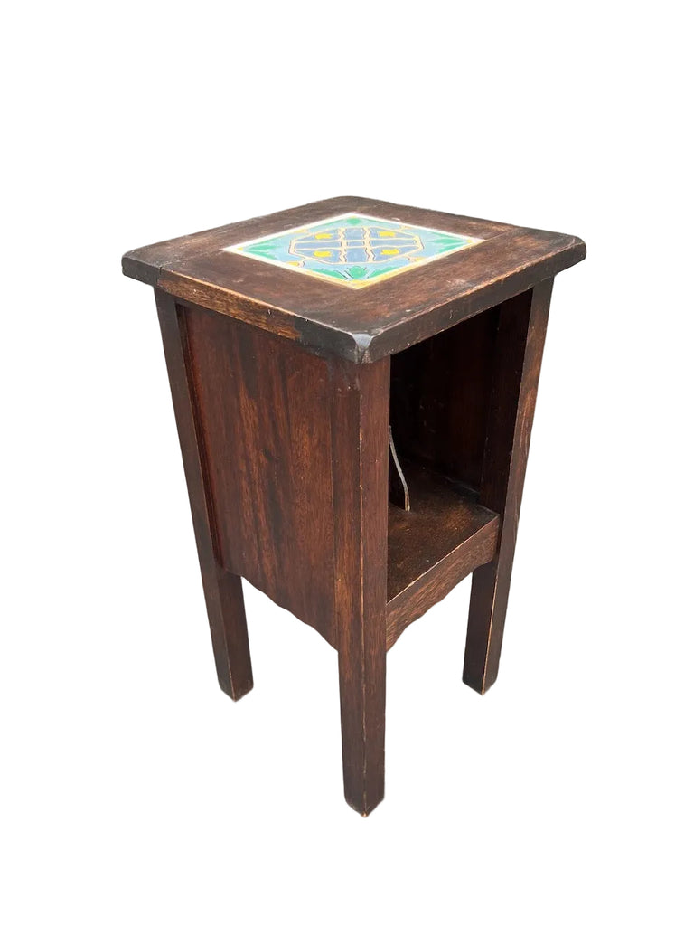 Monterey-style Telephone Stand with Taylor Tile Top F2808