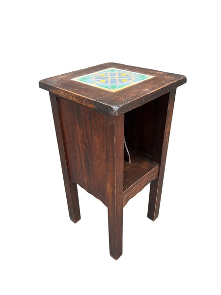 Monterey-style Telephone Stand with Taylor Tile Top F2808