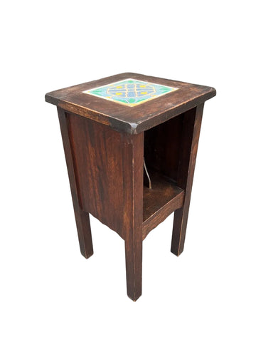 Monterey-style Telephone Stand with Taylor Tile Top F2808