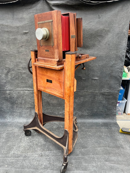 Century Studio Camera No. 10A with Wollensak Alphax Lens on Century Master Studio Stand by Graflex, Inc., c. 1927–1940s F2812