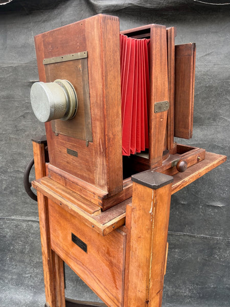 Century Studio Camera No. 10A with Wollensak Alphax Lens on Century Master Studio Stand by Graflex, Inc., c. 1927–1940s F2812