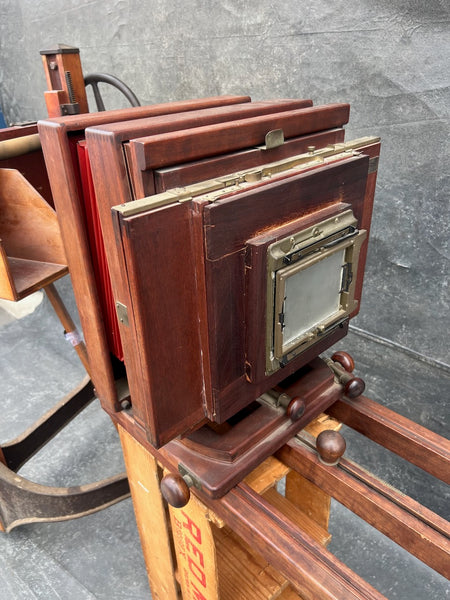 Century Studio Camera No. 10A with Wollensak Alphax Lens on Century Master Studio Stand by Graflex, Inc., c. 1927–1940s F2812