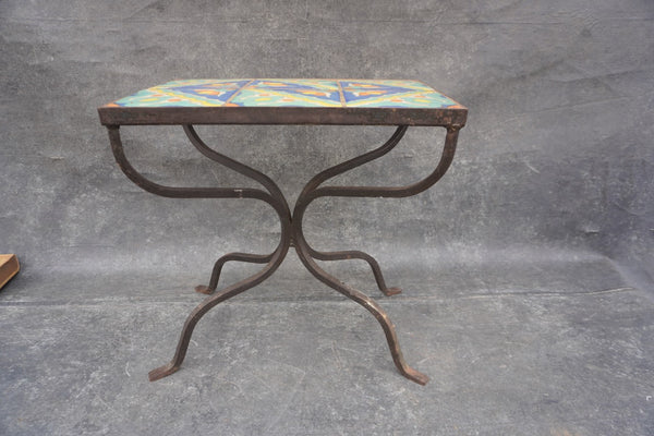 Hispano Moresque Six-Tile Table F2817