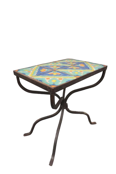 Hispano Moresque Six-Tile Table F2817