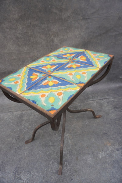 Hispano Moresque Six-Tile Table F2817