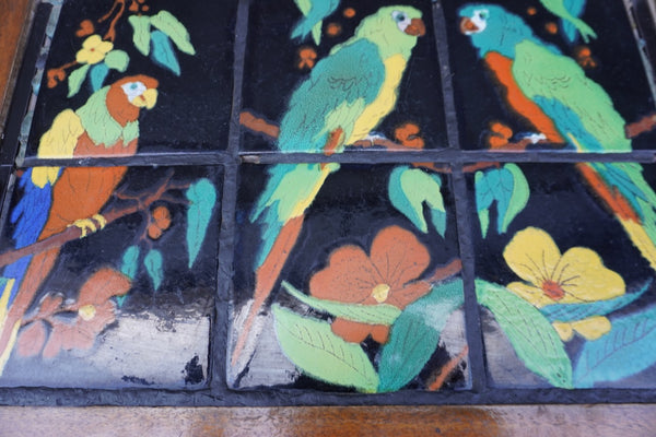 Taylor 6-Tile Table with Parrots F2827
