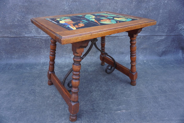 Taylor 6-Tile Table with Parrots F2827