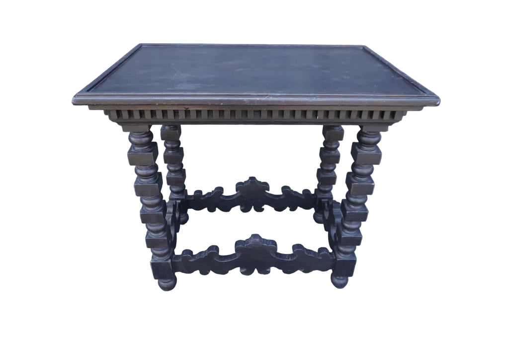 Spanish Revival Hand-Carved Wooden Table F2828