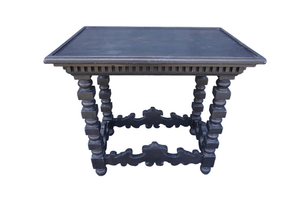 Spanish Revival Hand-Carved Wooden Table F2828