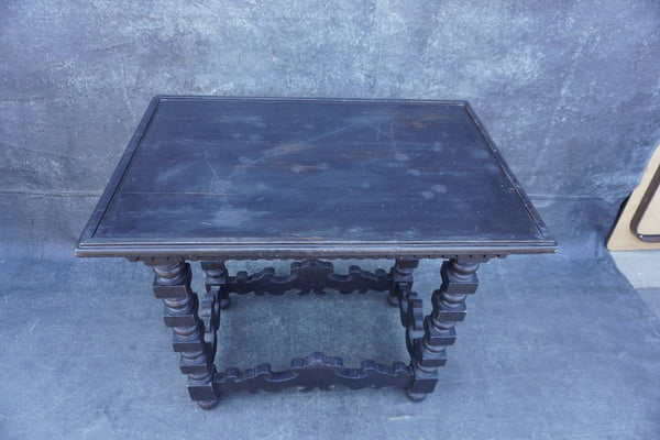 Spanish Revival Hand-Carved Wooden Table F2828