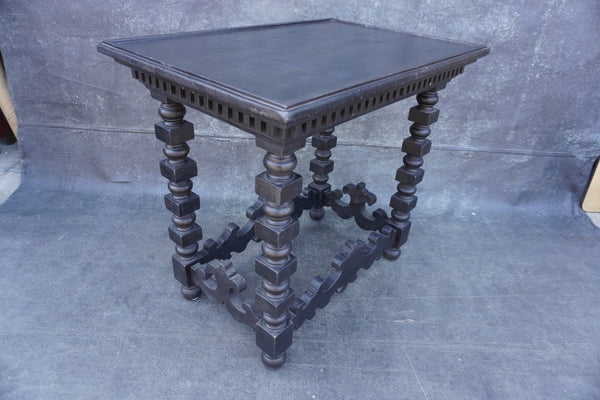 Spanish Revival Hand-Carved Wooden Table F2828