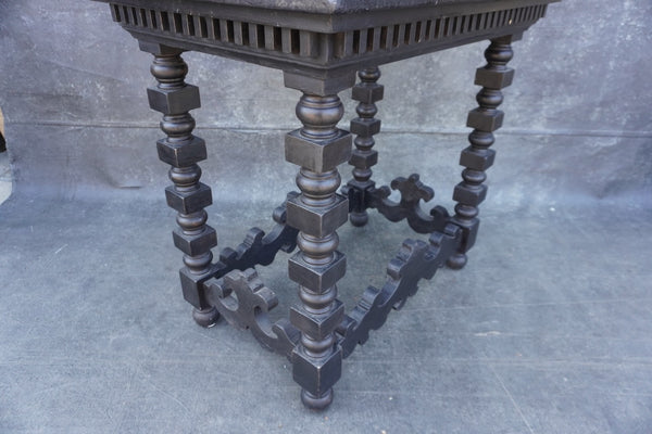 Spanish Revival Hand-Carved Wooden Table F2828