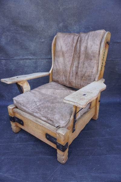 Classic Monterey Wing Chair in Straw Ivory F2834