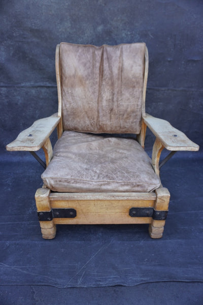 Classic Monterey Wing Chair in Straw Ivory F2834