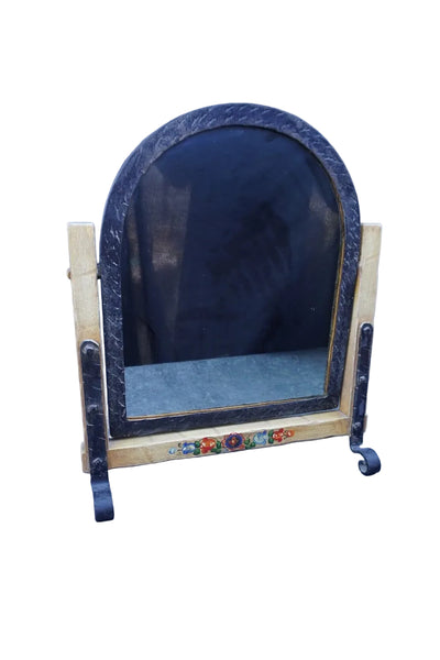 Classic Monterey Table Top Dressing Mirror in Straw Ivory F2844