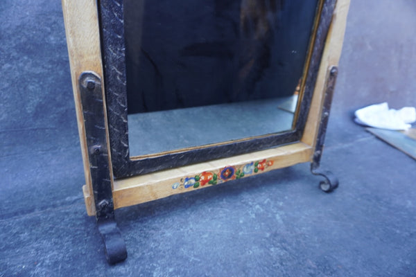 Classic Monterey Table Top Dressing Mirror in Straw Ivory F2844