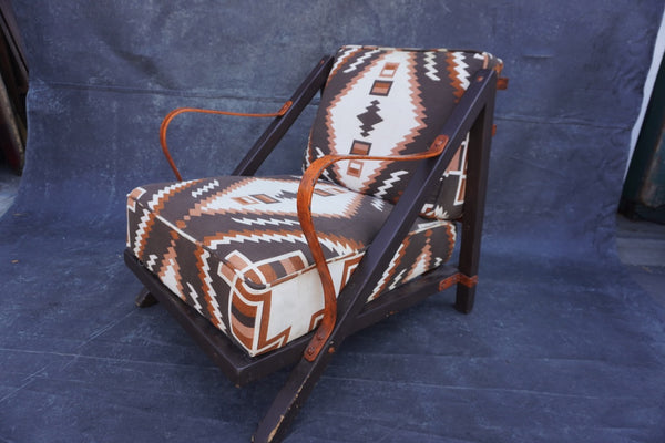 Restored and Reupholstered Monterey Club Chair F2847