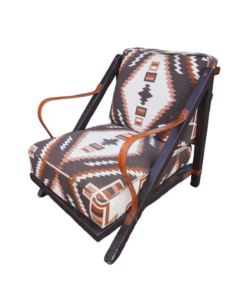 Restored and Reupholstered Monterey Club Chair F2847