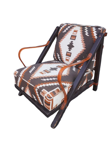 Restored and Reupholstered Monterey Club Chair F2847