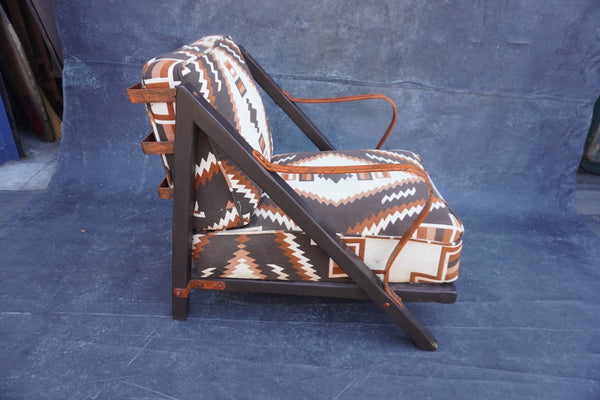 Restored and Reupholstered Monterey Club Chair F2847