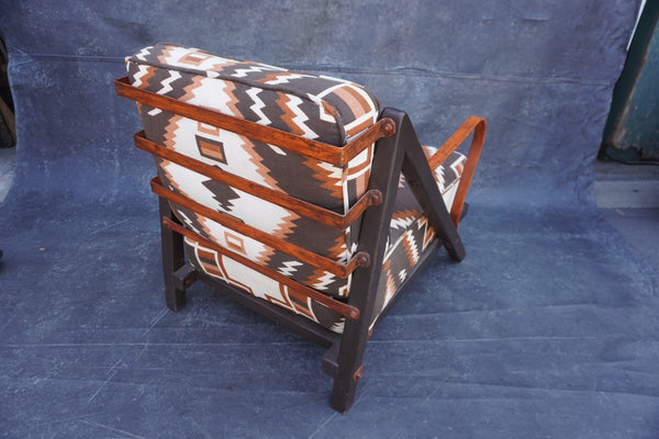 Restored and Reupholstered Monterey Club Chair F2847