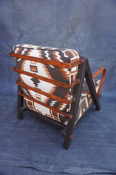 Restored and Reupholstered Monterey Club Chair F2847