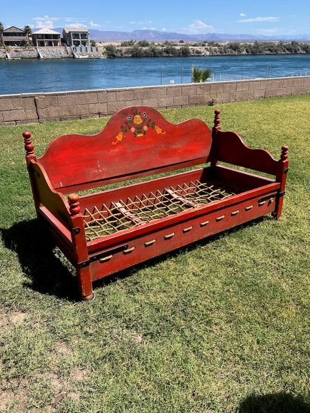 Authentic Monterey Daybed in Original Old Red Finish F2849