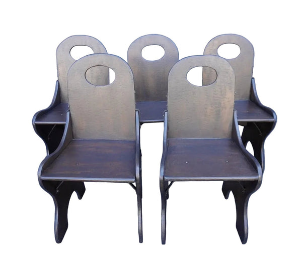 Original Monterey Monk Chairs, Set of Five F2854