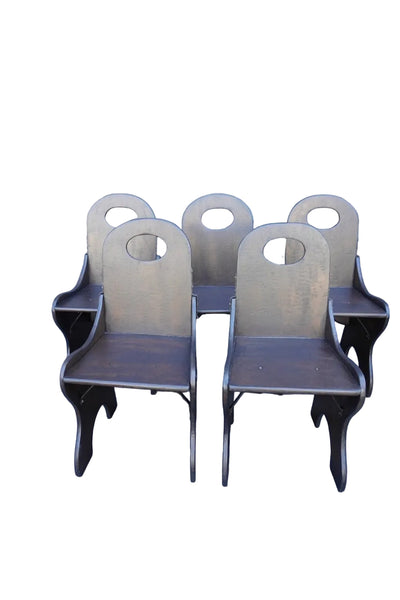 Original Monterey Monk Chairs, Set of Five F2854